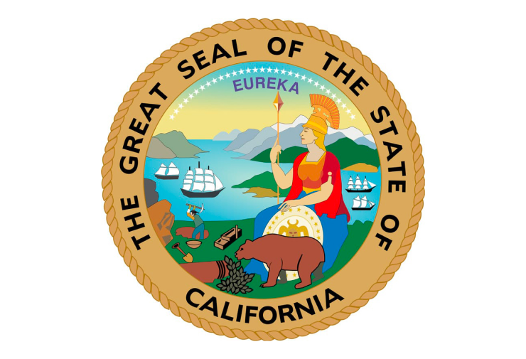 The great seal of the state of California